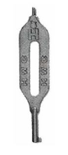 Long Stainless Steel Handcuff Key