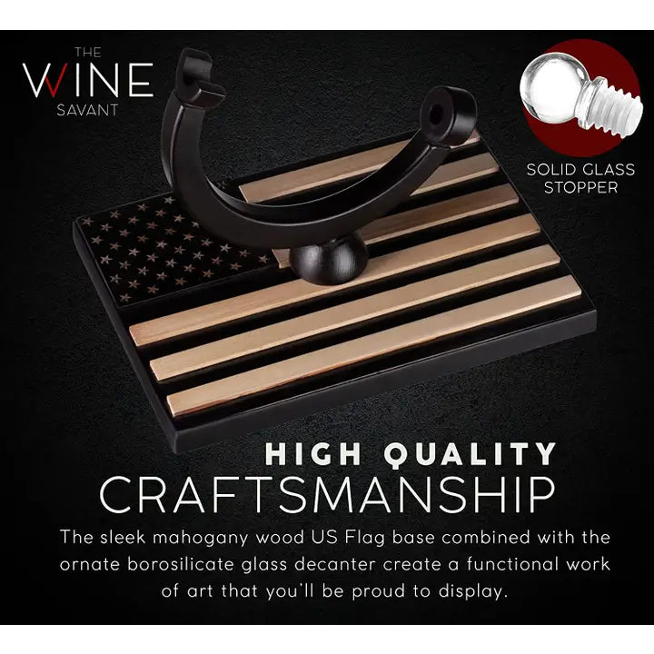 Globe Whiskey Decanter Set - US Air Force