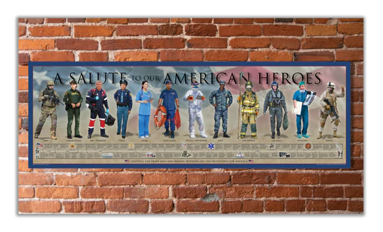 A Salute to Our American Heroes Print