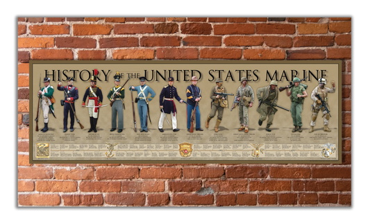 History of the United States Marine Print