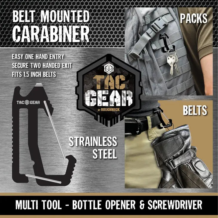 TacGear Belt Mounted Carabiner