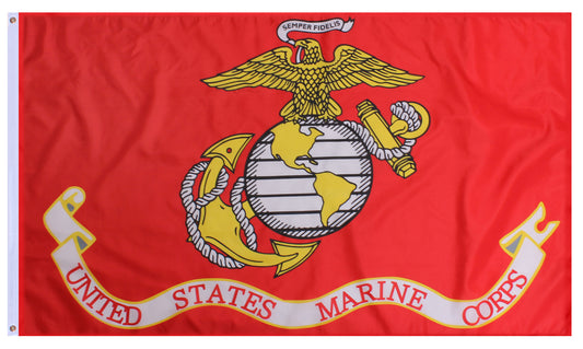 USMC Flag, Officially Licensed - 3 x 5