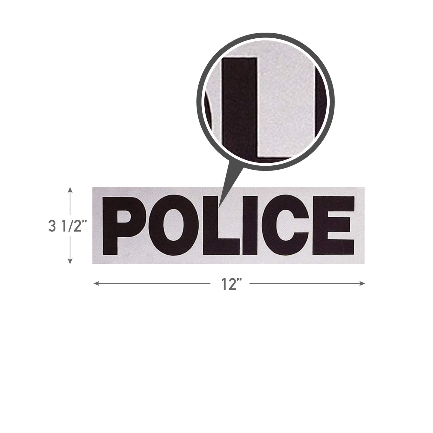 POLICE Reflective Patch