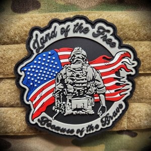 "Land of the Free" PVC Patch