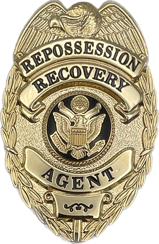 Repossession Recovery Agent Badge