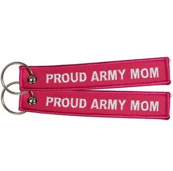 Proud Army Mom Key Tag