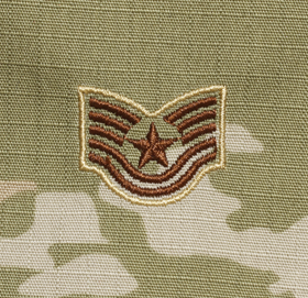 USAF Airman  OCP Rank with Fastener