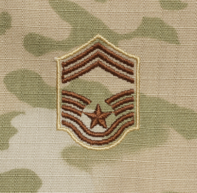 USAF Airman  OCP Rank with Fastener