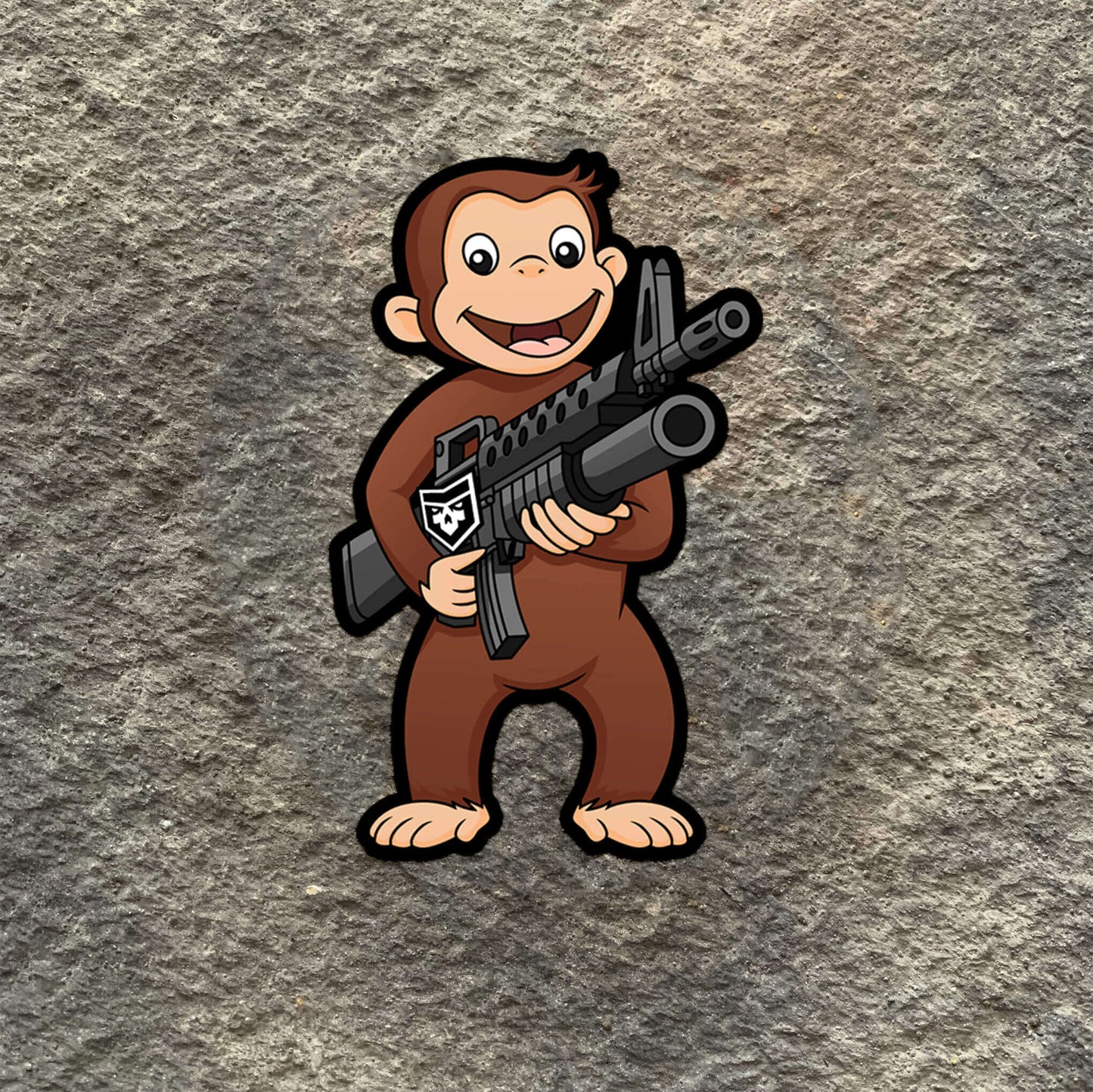 2A Curious George Decal