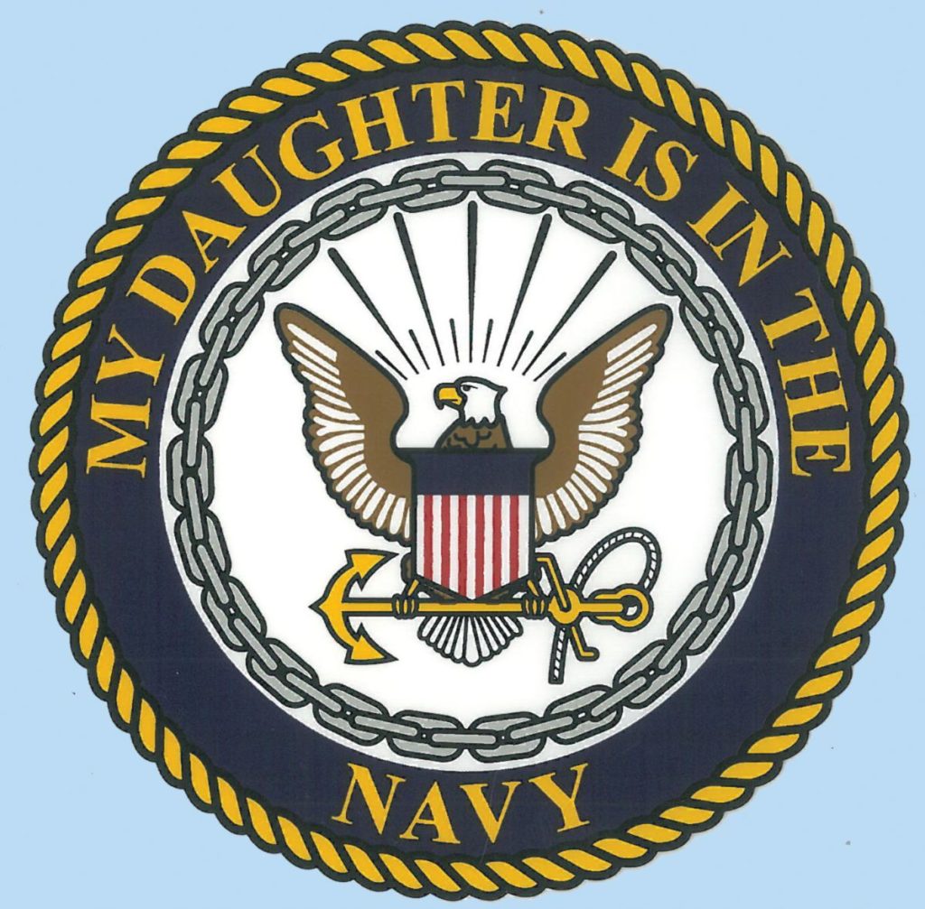 My Daughter is in the U.S. Navy Decal