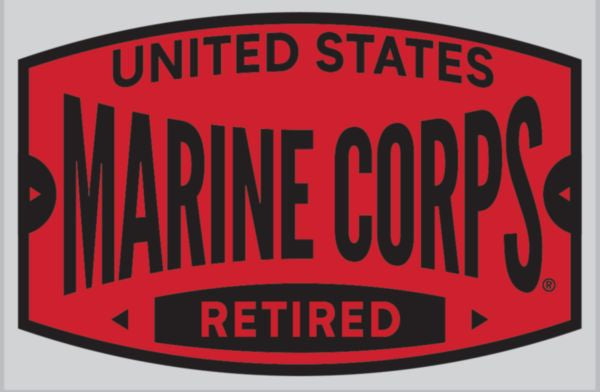 Marine Corps Retired Decal