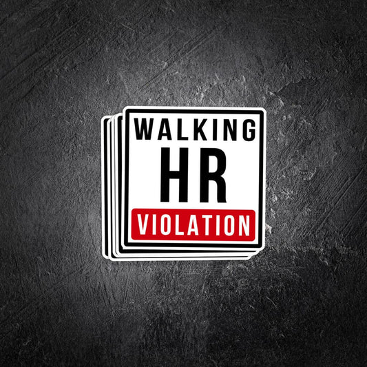 Walking HR Violation Decal
