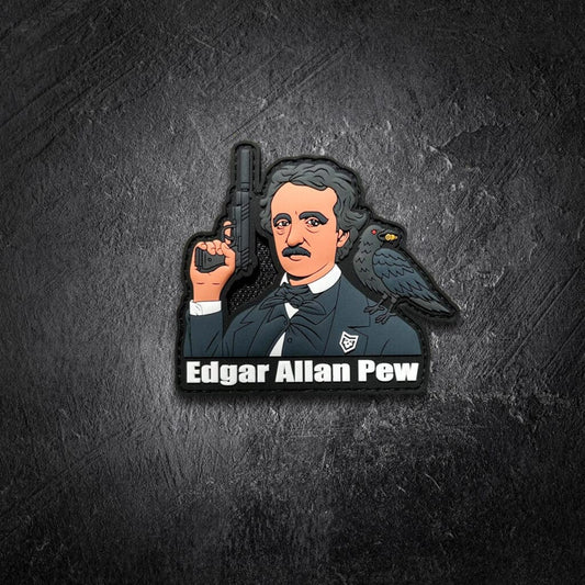 Edgar Allan Pew PVC Patch