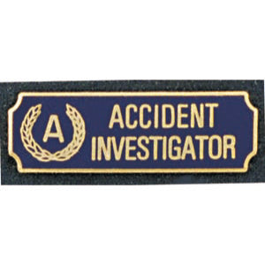 Accident Investigator Award Bar