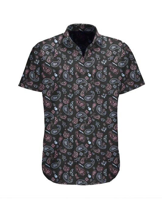 SavTac Paisley Button Up