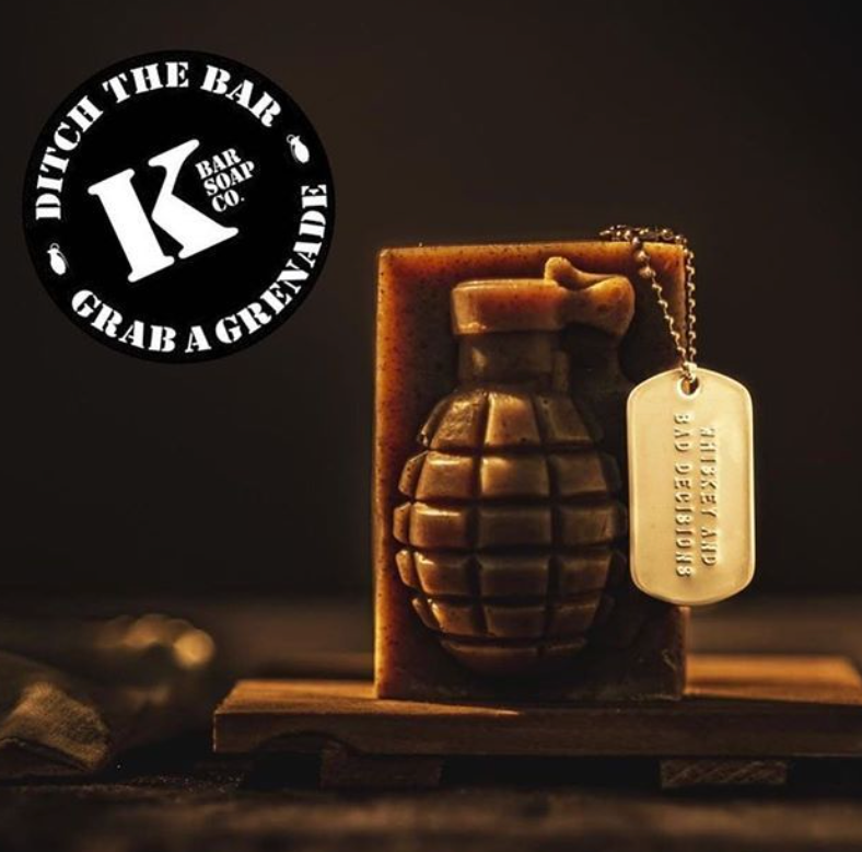 Whiskey & Bad Decisions Grenade Soap