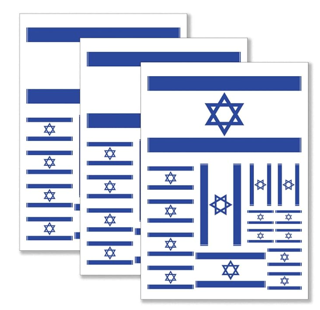 ISRAEL FLAG STICKER PACK