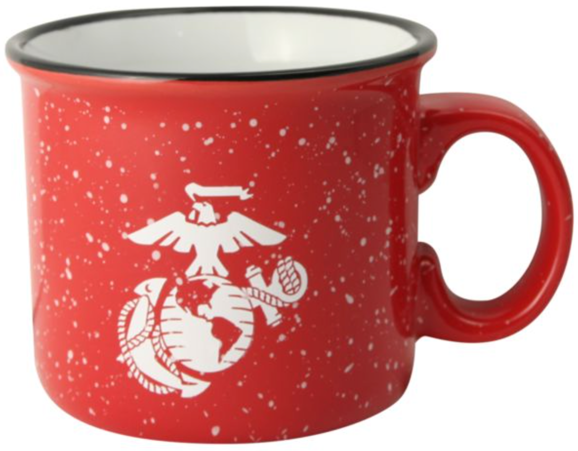 Marine EGA Camper Mug - Red