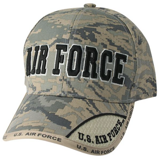 Camo Air Force Cap USAF on Bill
