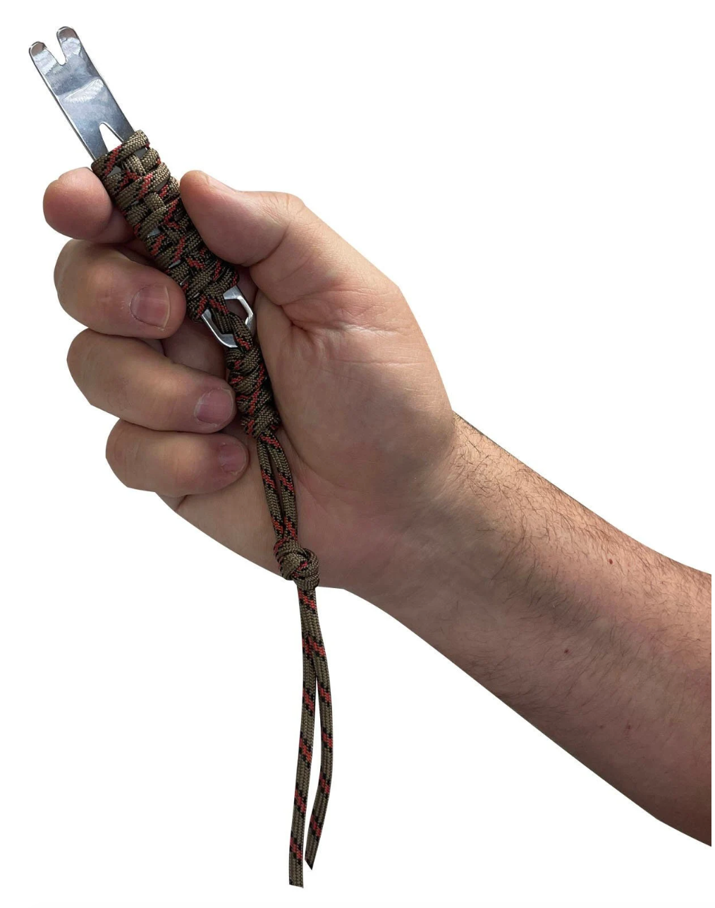 Mini Crowbar Tools (2) w/ Paracord wrap