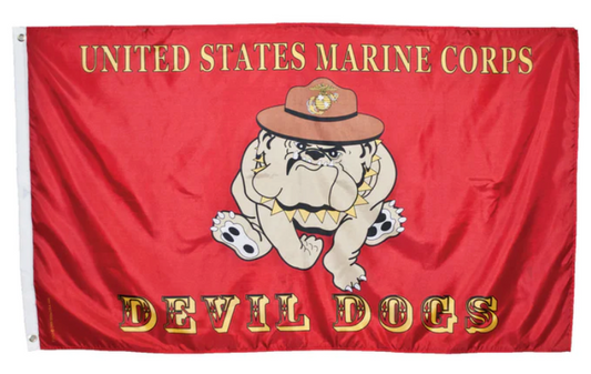 U.S. Marine Corps Devil Dog Flag