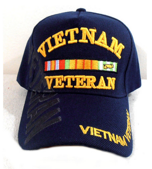 Vietnam Veteran Cap w VETERAN on Side