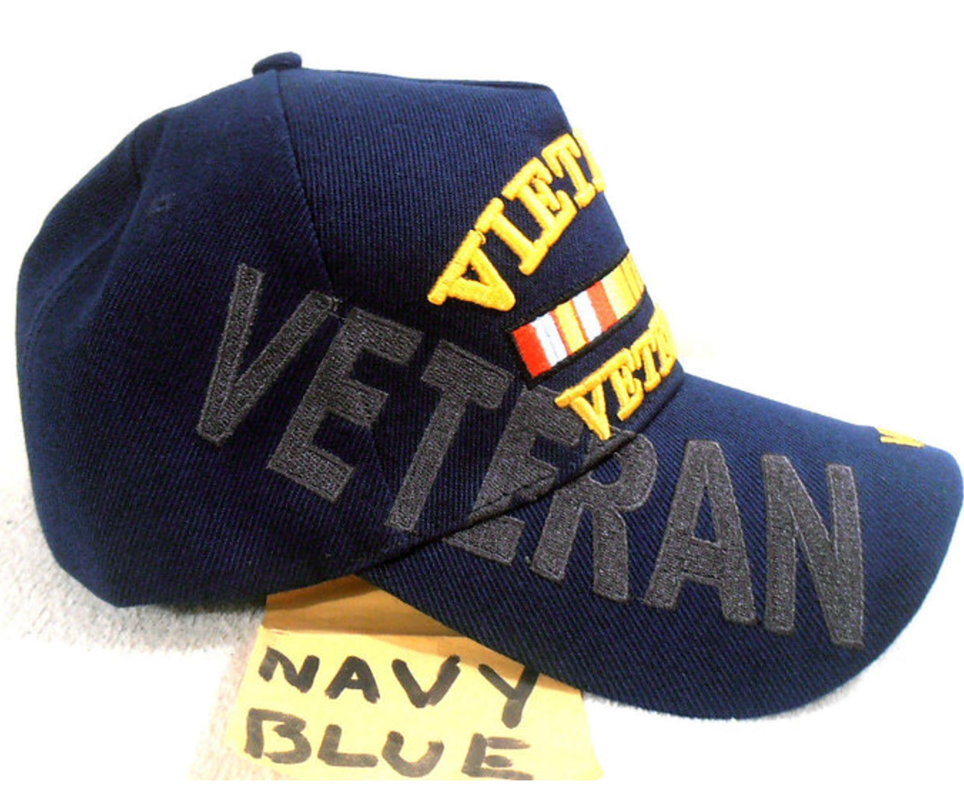 Vietnam Veteran Cap w VETERAN on Side