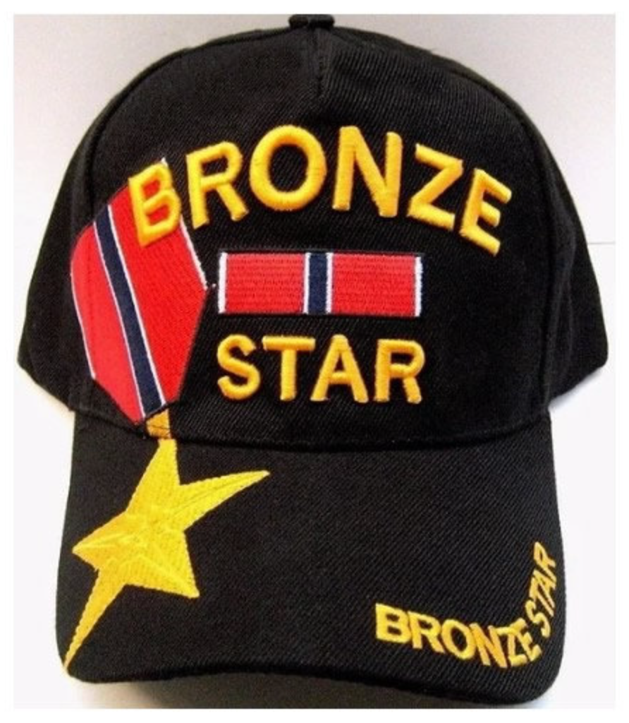 Bronze Star Cap w Medal on Side