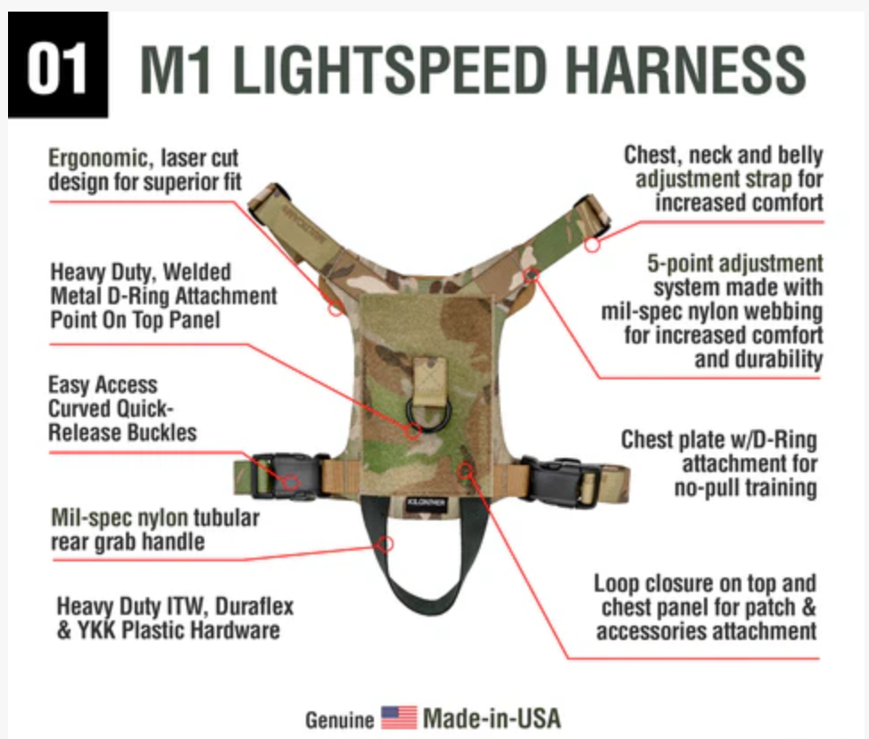 KiloNiner M1 Lightspeed Harness