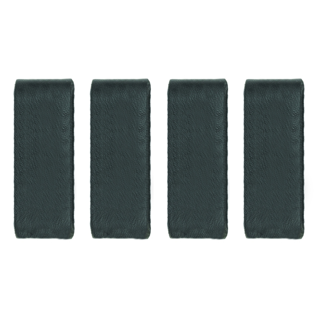 Leather Belt Keepers- Smooth, 4 pack