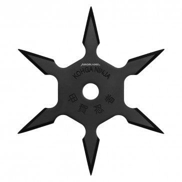 6-Point Black Throwing Stars (3PC)