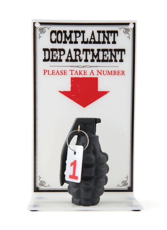 Complaint Department Sign