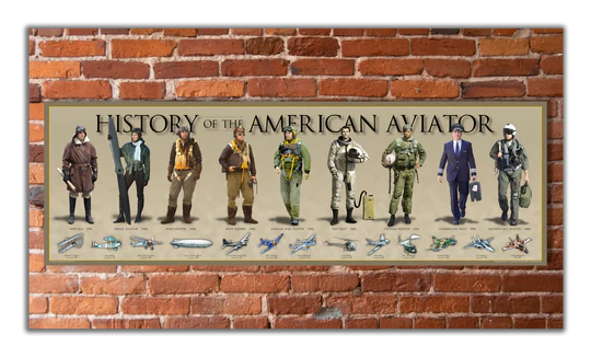 History of the American Aviator Print