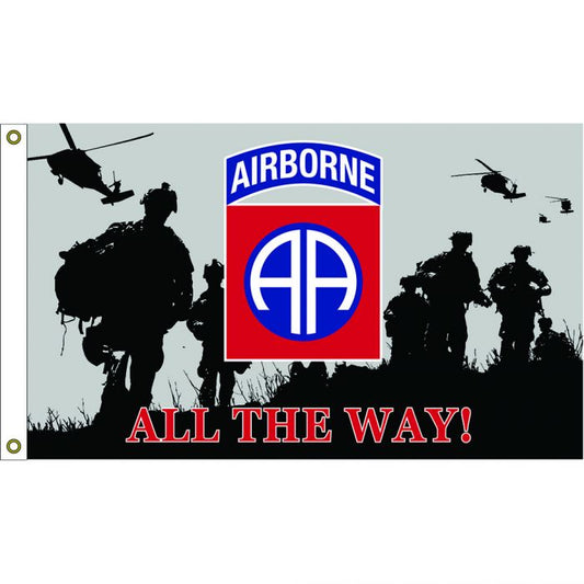 82nd Airborne "All The Way!" Flag