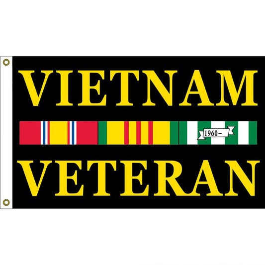 Vietnam Veteran Ribbons Flag