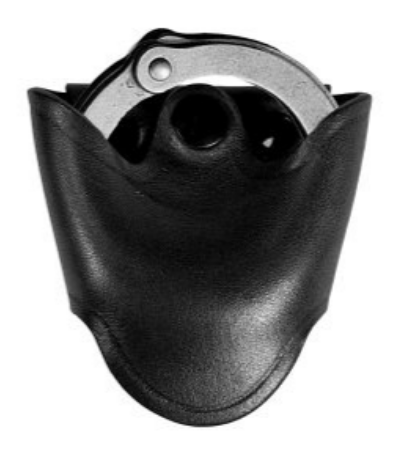 1791 Leather Open Top Handcuff Case - Belt Loop
