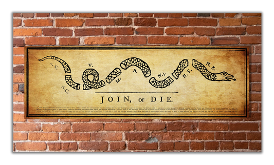 Join or Die Print