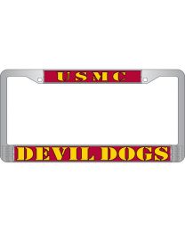 USMC Devil Dogs Plate Frame