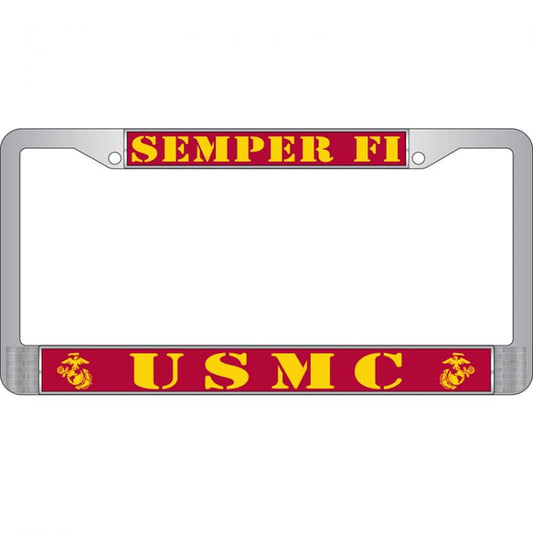 USMC Semper Fi License Plate Frame