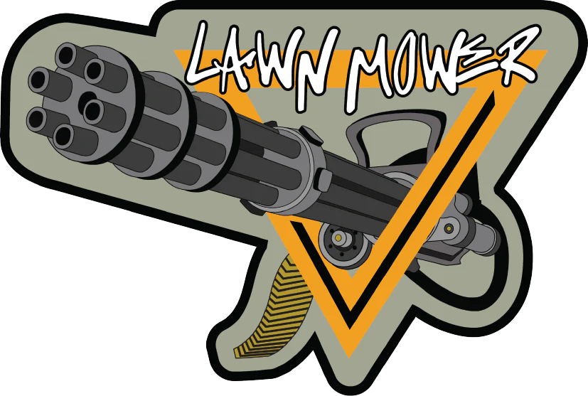 GoatGun Lawn Mower Velcro Patch