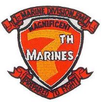USMC 1st Marine Division, Magnificent 7 Patch (Copy)