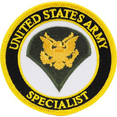 ARMY E4 SPECIALIST PATCH