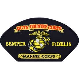 USMC Duty Country Corps Hat Patch
