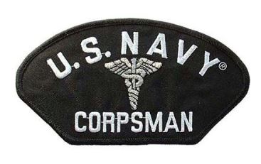 U.S. Navy Corpsman Hat Patch