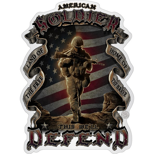 American Soldier Decal