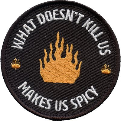 What doesn't kill us Velcro patch