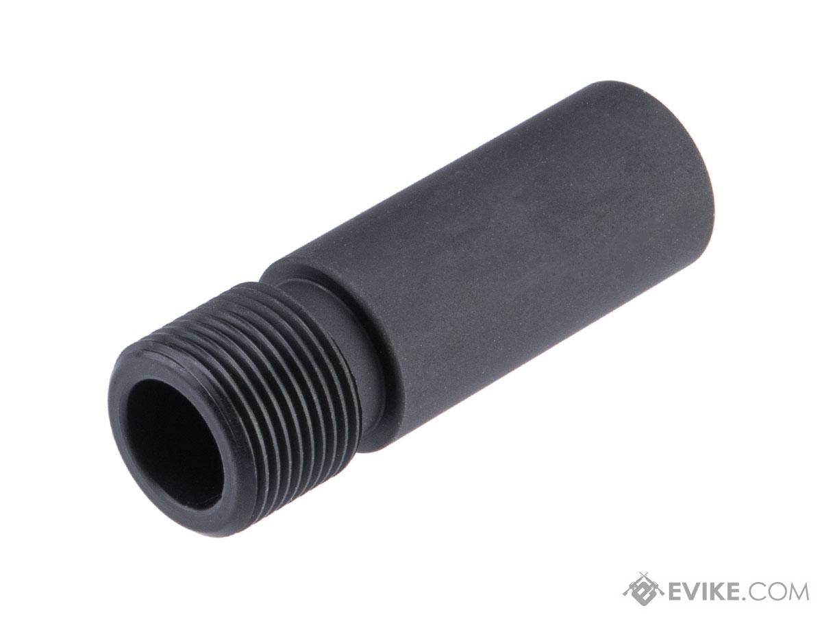 TNT Airsoft 12mm+ to 14mm- Threaded Barrel Adapter for KWA H&K MP7 Gas Blowback Airsoft SMG
