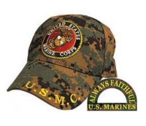 USMC Woodland Digital Cap