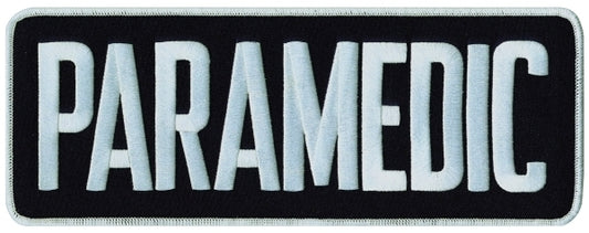 PARAMEDIC 11" x 4" Velcro Patch