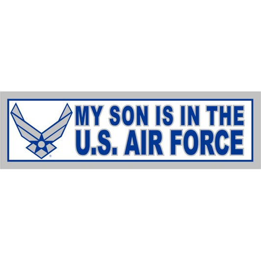 My Son is in Air Force Metallic Bumper Sticker
